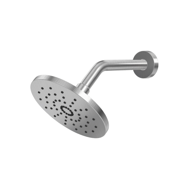 FORM PLUS 6 SHOWER HEAD ROUND W ARM BRUSHED CHROME