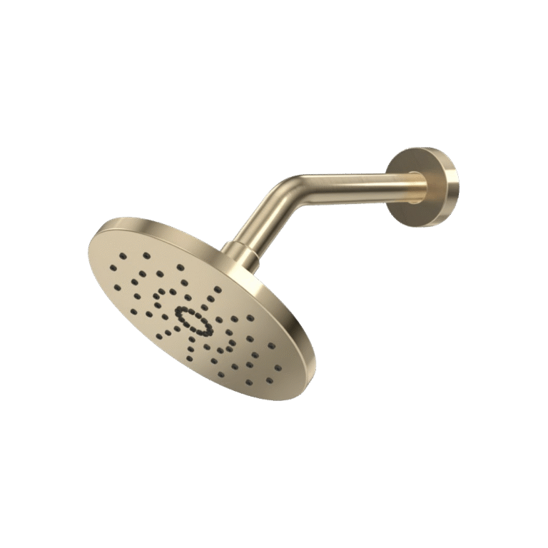 FORM PLUS 6 SHOWER HEAD ROUND W ARM CHAMPAGNE