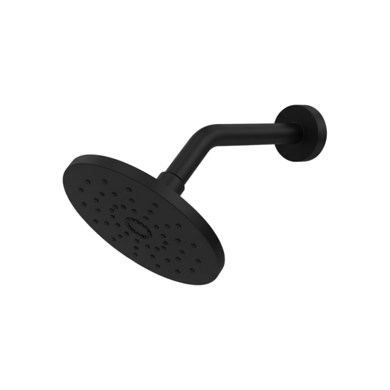 FORM PLUS 6 SHOWER HEAD ROUND W ARM MATTE BLACK