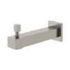 FORM PLUS BATHTUB SPOUT WITH DIVERTER SQUARE BRUSHED NICKEL