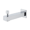 FORM PLUS BATHTUB SPOUT WITH DIVERTER SQUARE POLISHED CHROME