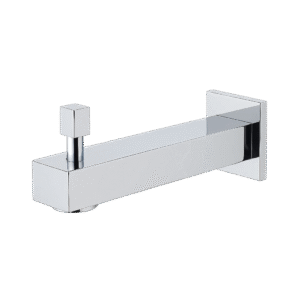 FORM PLUS BATHTUB SPOUT WITH DIVERTER SQUARE POLISHED CHROME