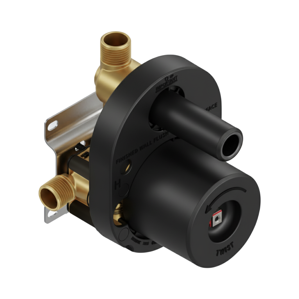 Shower Valve with 2-Way Diverter | 1/2″ NPT Inlet Connections – FORM+ ...