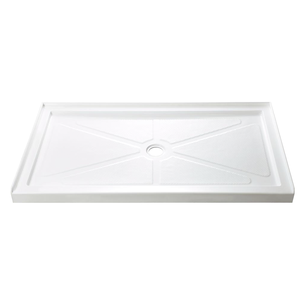 FORM PLUS SHOWER BASE SINGLE THRESHOLD CENTER DRAIN
