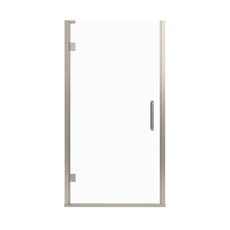 FORM PLUS SHOWER DOOR 36 SWING BRUSHED NICKEL CLEAR GLASS