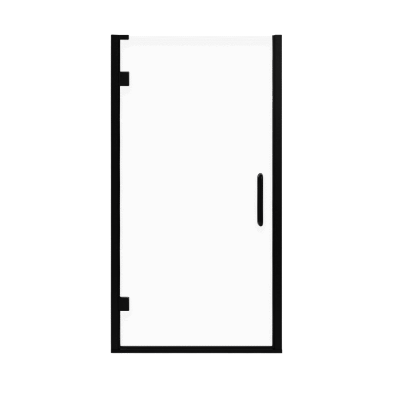 FORM PLUS SHOWER DOOR 36 SWING MATTE BLACK CLEAR GLASS