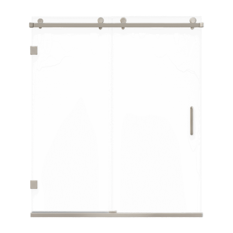 FORM PLUS SHOWER DOORS SLIDING 60X72 BRUSHED NICKEL CLEAR GLASS