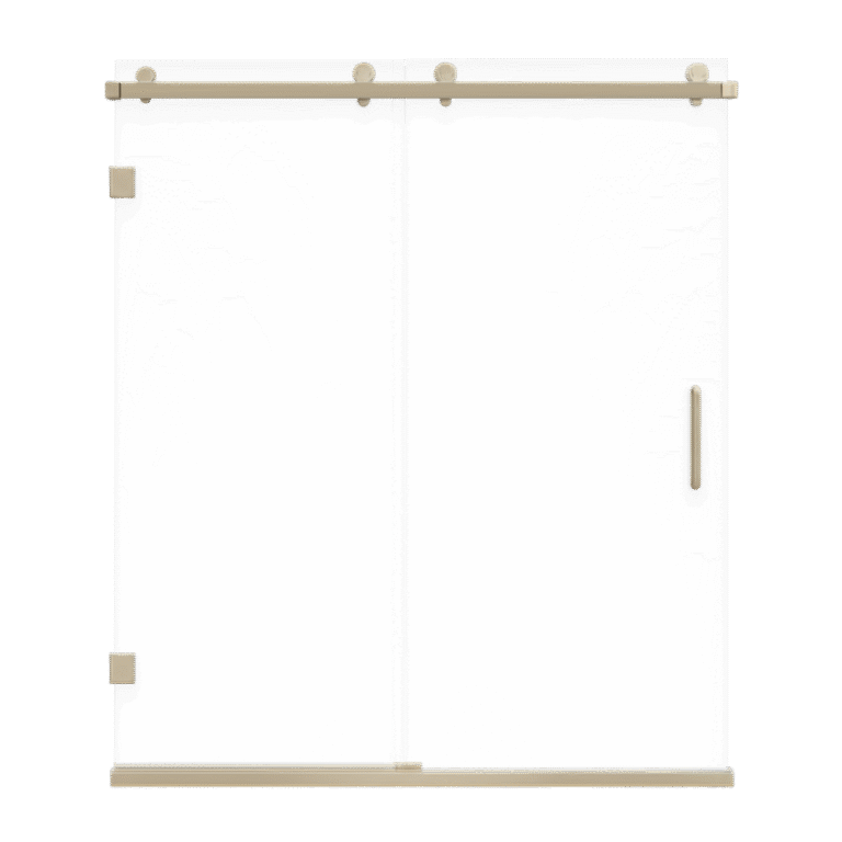 FORM PLUS SHOWER DOORS SLIDING 60X72 LUXE CHAMPAGNE CLEAR GLASS