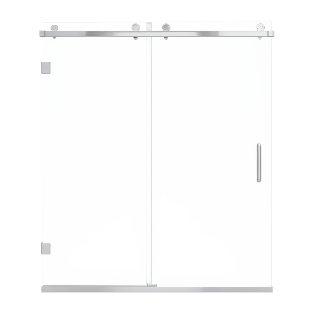 FORM PLUS SHOWER DOORS SLIDING 60X72 POLISHED CHROME CLEAR GLASS