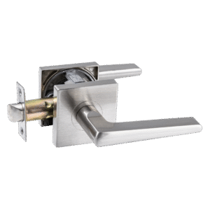 FORM PLUS DOOR HANDLE SQUARE TAPER BRUSHED STEEL