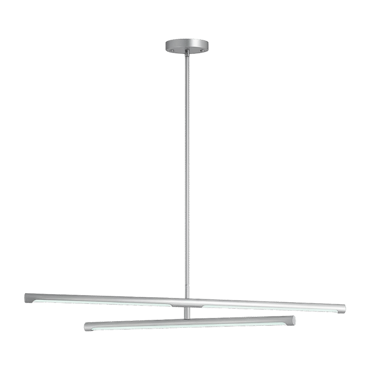 FORM PLUS ECLIPSE 36 EQUINOX PENDANT LIGHT BRUSHED CHROME
