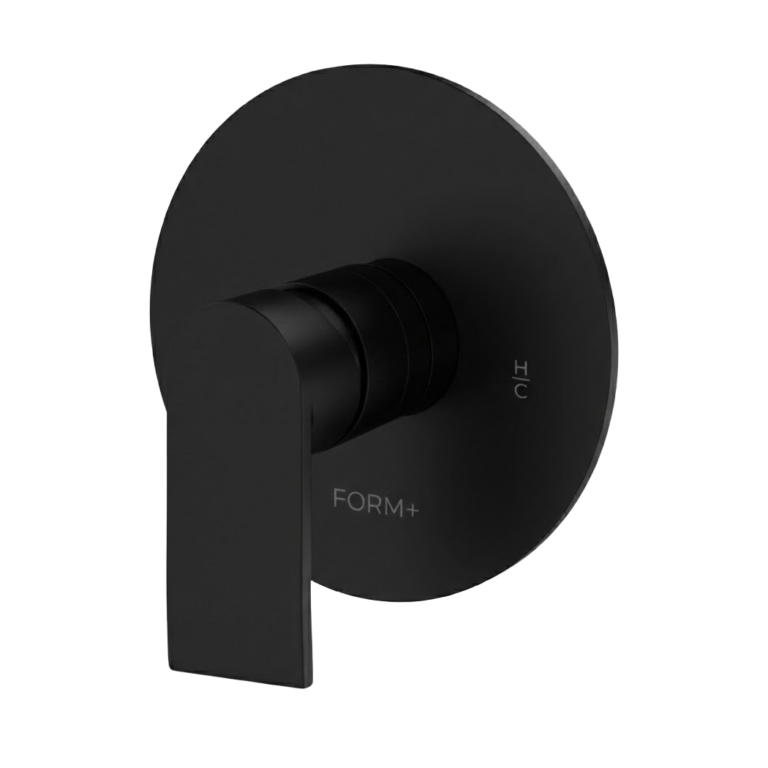 FORM PLUS SURGE SHOWER CONTROL TRIM MATTE BLACK