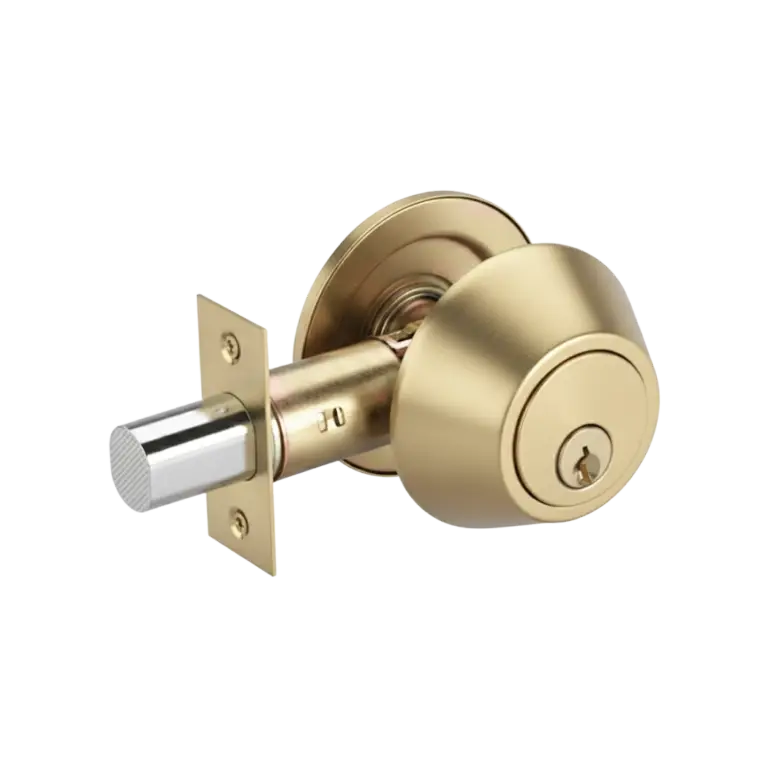 FORM PLUS FLAT ROUND DEADBOLT SB