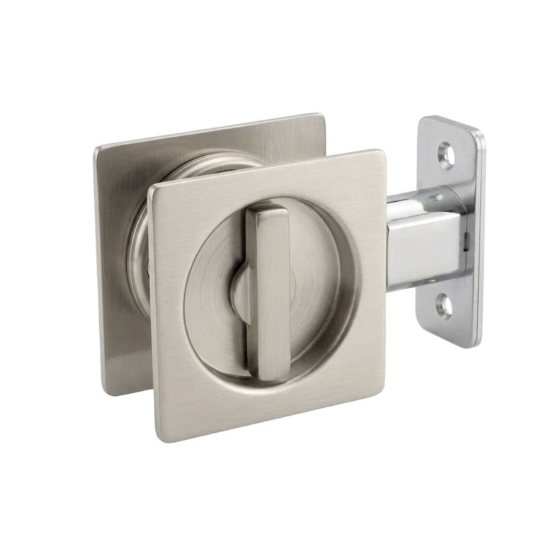 FORM PLUS SQUARE POCKET DOOR LOCK BN