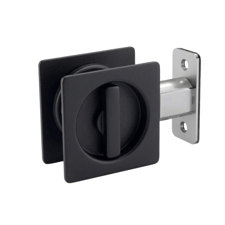 FORM PLUS SQUARE POCKET DOOR LOCK MB
