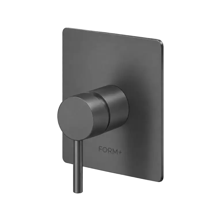 FORM PLUS CASCADE RECTANGULAR GUN METAL