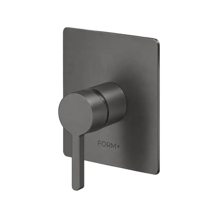 FORM PLUS SOLIS RECTANGULAR GUN METAL