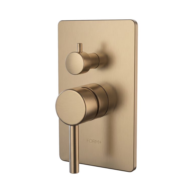 Cascade V3 Shower Control Trim Kit — Champagne Bronze