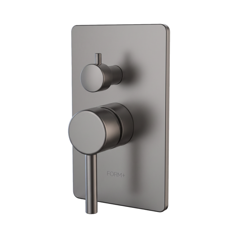 Cascade V3 Shower Control Trim Kit — Gun Metal