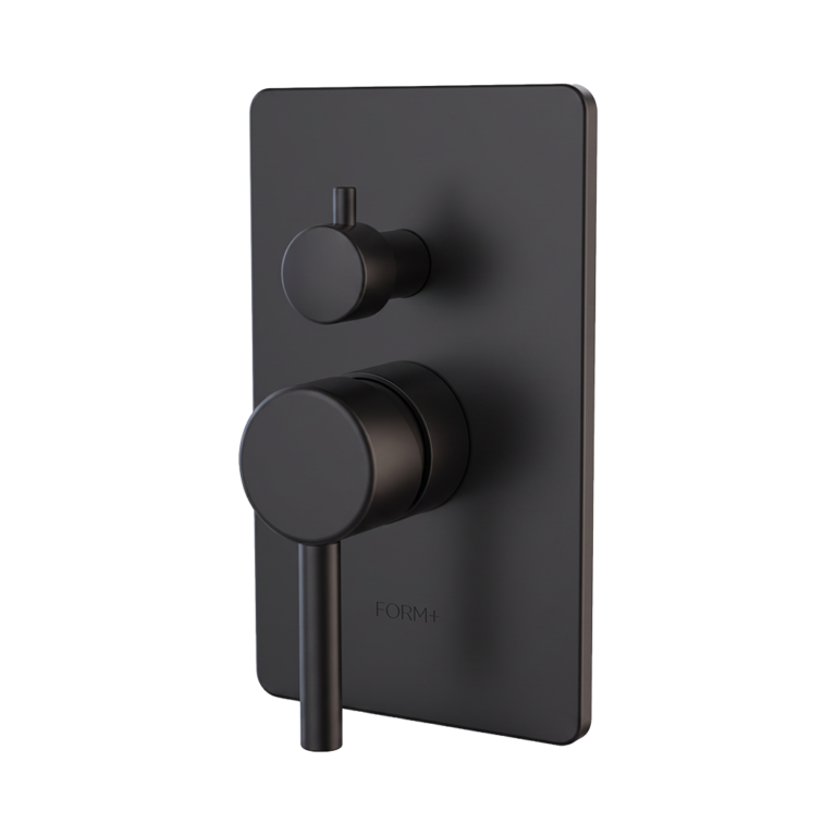Cascade V3 Shower Control Trim Kit — Matte Black