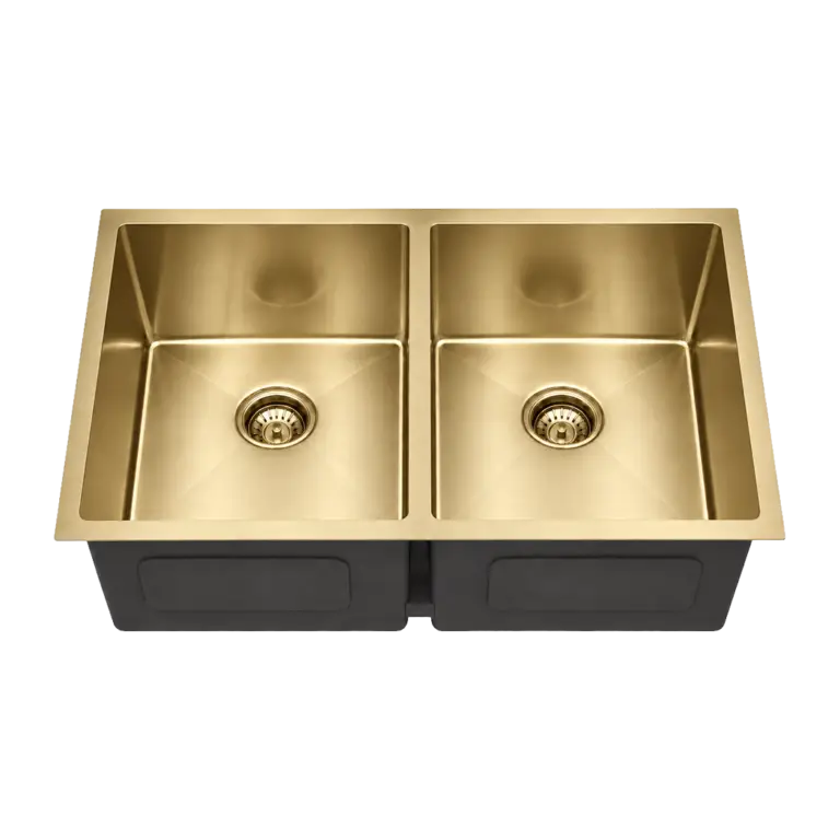 Luxe Gold 50/50 Double Bowl Sink