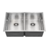 Stainless Steel 50/50 Double Bowl Sink