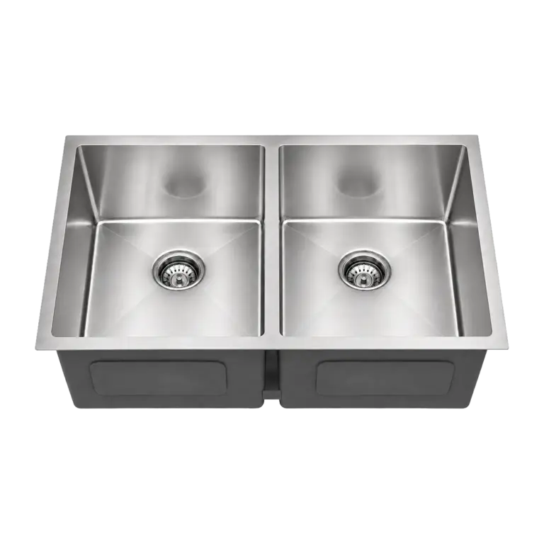 Stainless Steel 50/50 Double Bowl Sink