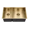 Luxe Gold 60/40 — Left Side 40% Double Bowl Sink