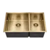 Luxe Gold 60/40 — Right Side 40% Double Bowl Sink