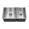 Stainless Steel 60/40 — Right Side 40% Double Bowl Sink