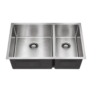 Stainless Steel 60/40 — Right Side 40% Double Bowl Sink