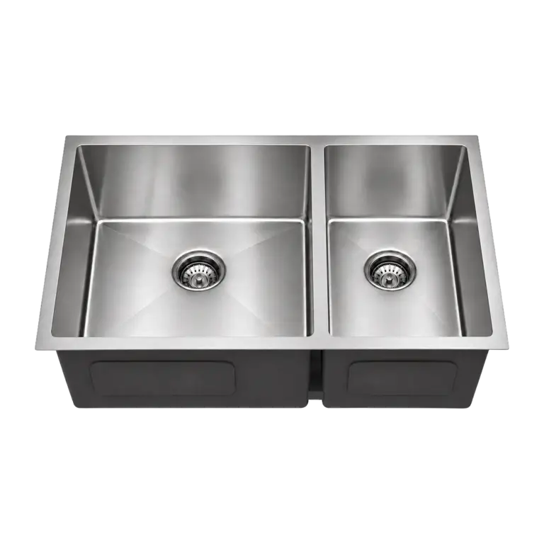 Stainless Steel 60/40 — Right Side 40% Double Bowl Sink
