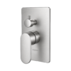Nass V3 shower control trim kit in Brushed Chrome