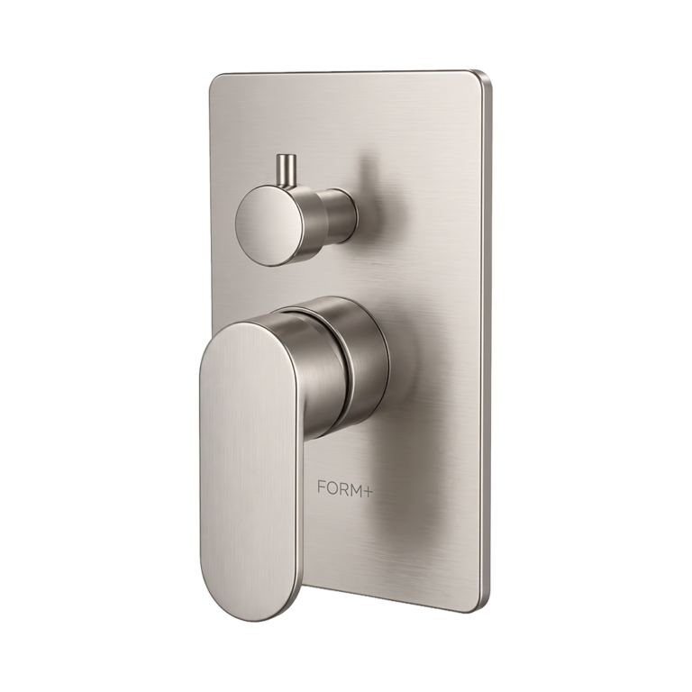 Nass V3 shower control trim kit in Brushed Nickel