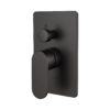 Nass V3 shower control trim kit in Matte Black