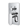Nass V3 shower control trim kit in Polished Chrome
