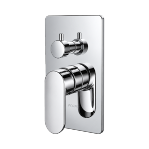 Nass V3 shower control trim kit in Polished Chrome
