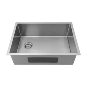 Stainless Steel Offset Drain Sink — medium representative with matching left offset drain