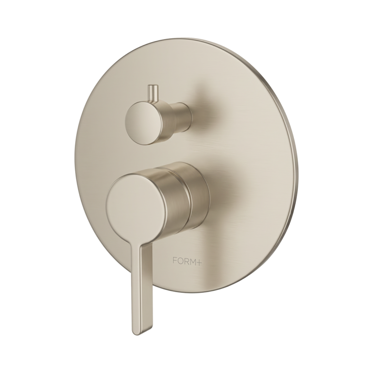 Solis V2 shower control trim kit in Brushed Nickel