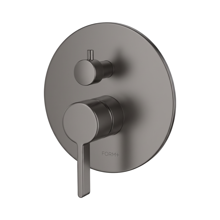 Solis V2 shower control trim kit in Gun Metal
