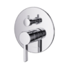 Solis V2 shower control trim kit in Polished Chrome