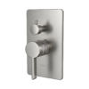 Solis V3 shower control trim kit in Brushed Chrome