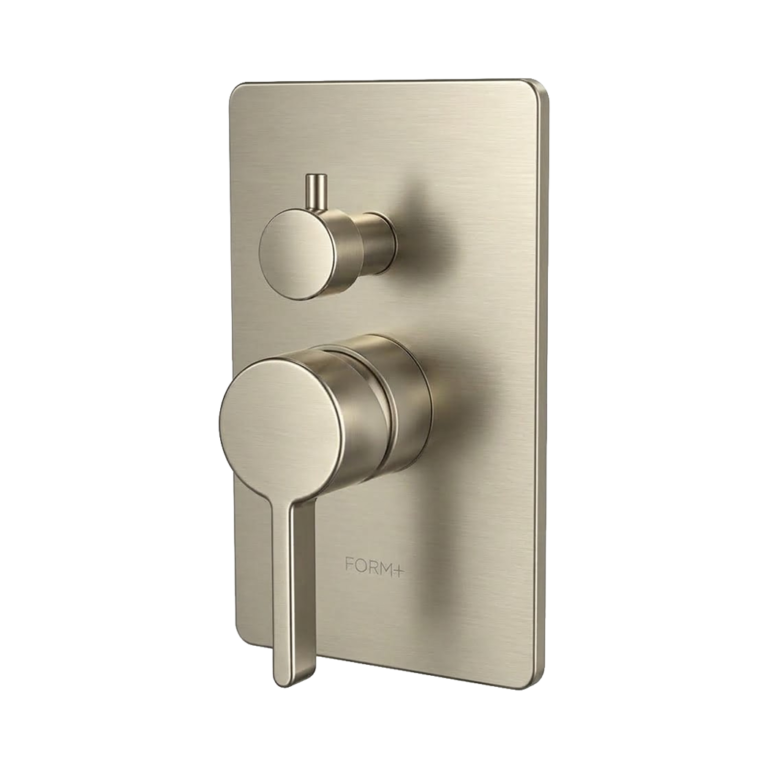 Solis V3 shower control trim kit in Brushed Nickel