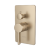 Solis V3 shower control trim kit in Champagne Bronze