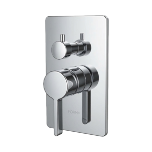 Solis V3 shower control trim kit in polished chrome