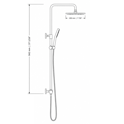 FORM PLUS EXPSHOWER THERM DIMENSIONS