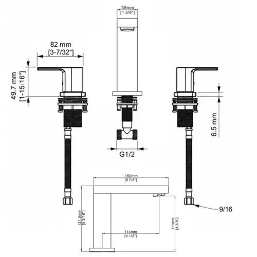 FORM PLUS ORLAII WIDESPREAD DIMENSIONS