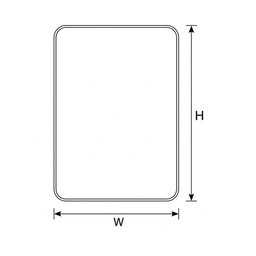 FORM PLUS REFLECT MIRROR RADIUS DIMENSIONS