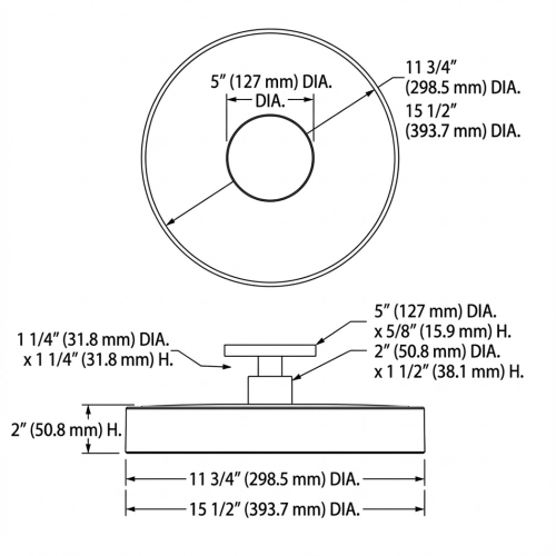 FORM PLUS HELIO DIMENSIONS