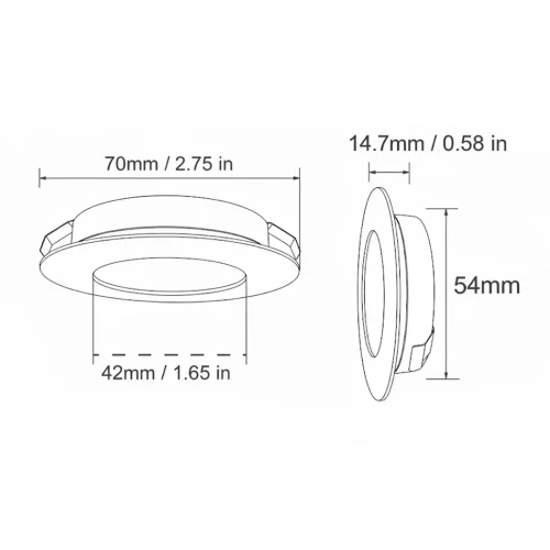 FORM PLUS UNDER CABINET LIGHT DIMENSIONS